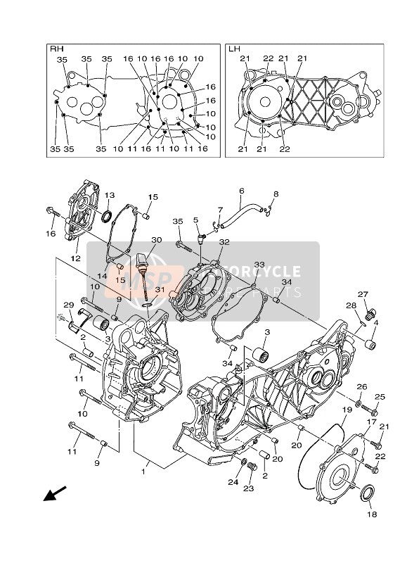 Yamaha NMAX 150 2020 Carter pour un 2020 Yamaha NMAX 150